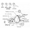 IMPIANTO ELETTRICO PER VESPA 98 DAL 1946 PRODOTTO ITALIANO