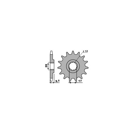 PIGNONE BETA RK6 50 '94-98 RR 50 '98-99 Z13