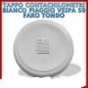 TAPPO CONTACHILOMETRI GRIGIO CON QUADRATO 1°TIPO PER VESPA 50 V5A1T N L R