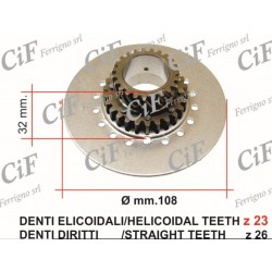 INGRANAGGIO FRIZIONE MOTORE PER VESPA P 200 E RALLY 200 COSA 1 200 Z26-23