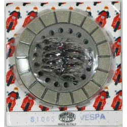 SERIE DISCHI FRIZIONE COMPLETO DI MOLLE SURFLEX VESPA 150 GS DAL 1955 AL 1963