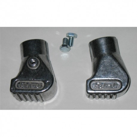 SCARPETTE ALLUMINIO CROMATO VESPA PX PE T5 PK COSA MM 22 