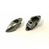 PUNTALINO TERMINALE IN ZAMA PER STRISCE PEDANE PER VESPA GS 150  GS 160 180 SS