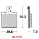 PASTIGLIE FRENO SBS ANTERIORI/POSTERIORI IMPIANTO BREMBO