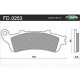 PASTIGLIE FRENO ANTERIORI HONDA FES 125-150 PANTHEON FE250 FORESIGHT FORZA JAZZ 250