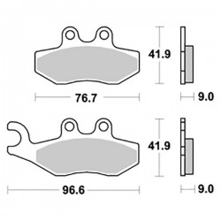 PASTIGLIE FRENO ANTERIORI/POSTERIORI EBC APRILIA GILERA PIAGGIO PEUGEOT