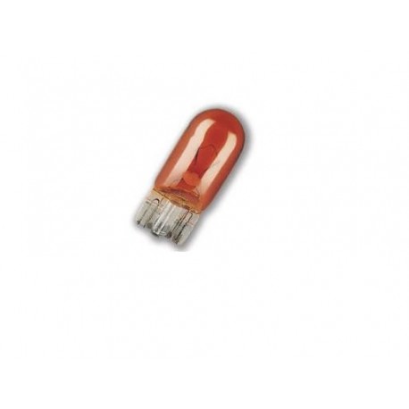 LAMPADINA 12 VOLT X 10W T13 TUTTO VETRO ARANCIO