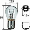 LAMPADINA 6 VOLT X 5 / 21 W BILUCE SIMMETRICA BAY15D 