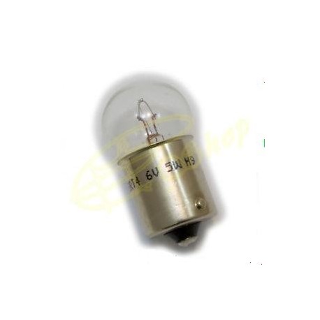 LAMPADINA 6 VOLT X 5W A SFERA UNIPOLARE BA15S 