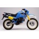 ADESIVO DECALCO NERA PER PARAFANGO ANTERIORE YAMAHA XT600Z DI COLORE BLU