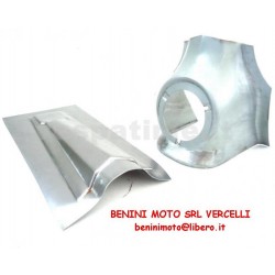 COPPIA LAMIERATI PER RIPARAZIONE COPRICLACSON E NASELLO VESPA 125GT-SUPER-150GL-SPRINT-180SS-1A SERIE LOGO QUADRATO