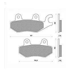 PASTIGLIE FRENO ANTERIORI YAMAHA XT600E-XT600Z TENERE'